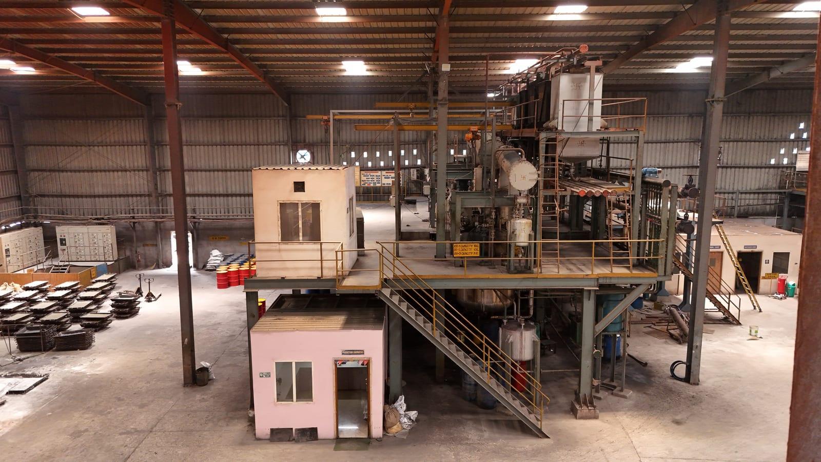 Fortis Chemical technical team reviewing production at the plant